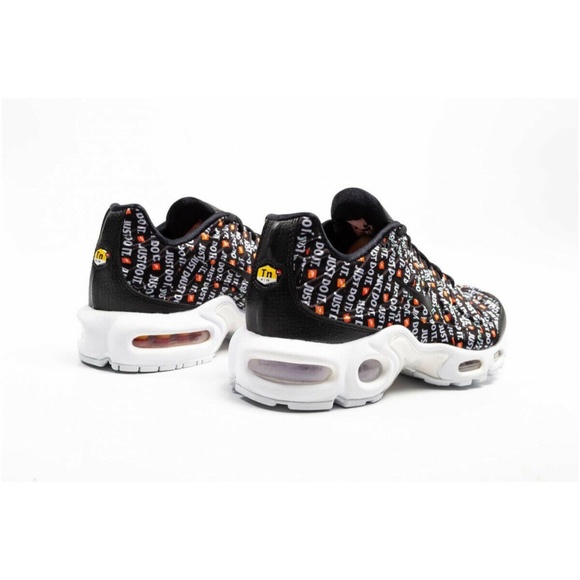 Nike Air Max Plus Tuned TN JDI Womens Shoe Black/White/Orange 862201-007 Sz 7 - Picture 5 of 5